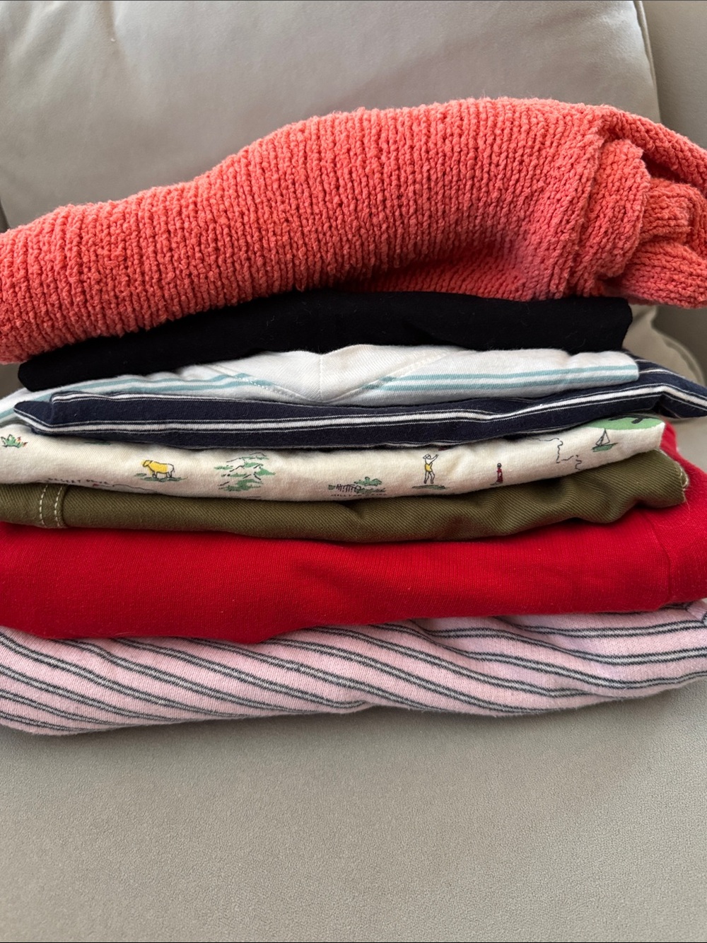 8 piece mixed lot of jcrew and jcrew factory sizes med to xl of loved loungewear - Picture 1 of 1